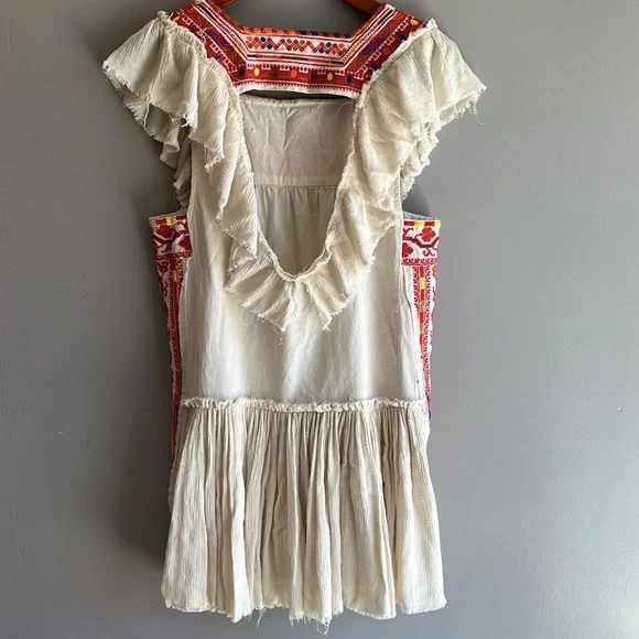 Free people mini glow embroidered dress size XS great  condition - Picture 6 of 8